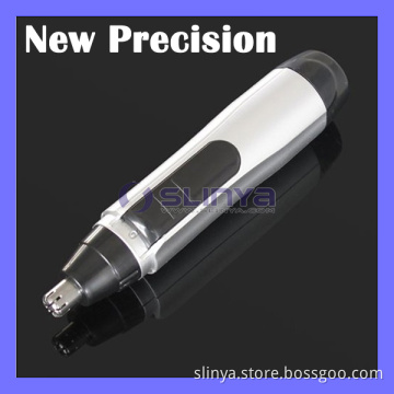 Stainless Steel Waterproof Super Electric Nose and Ear Hair Trimmer Shaver Cleaner (SL-350)